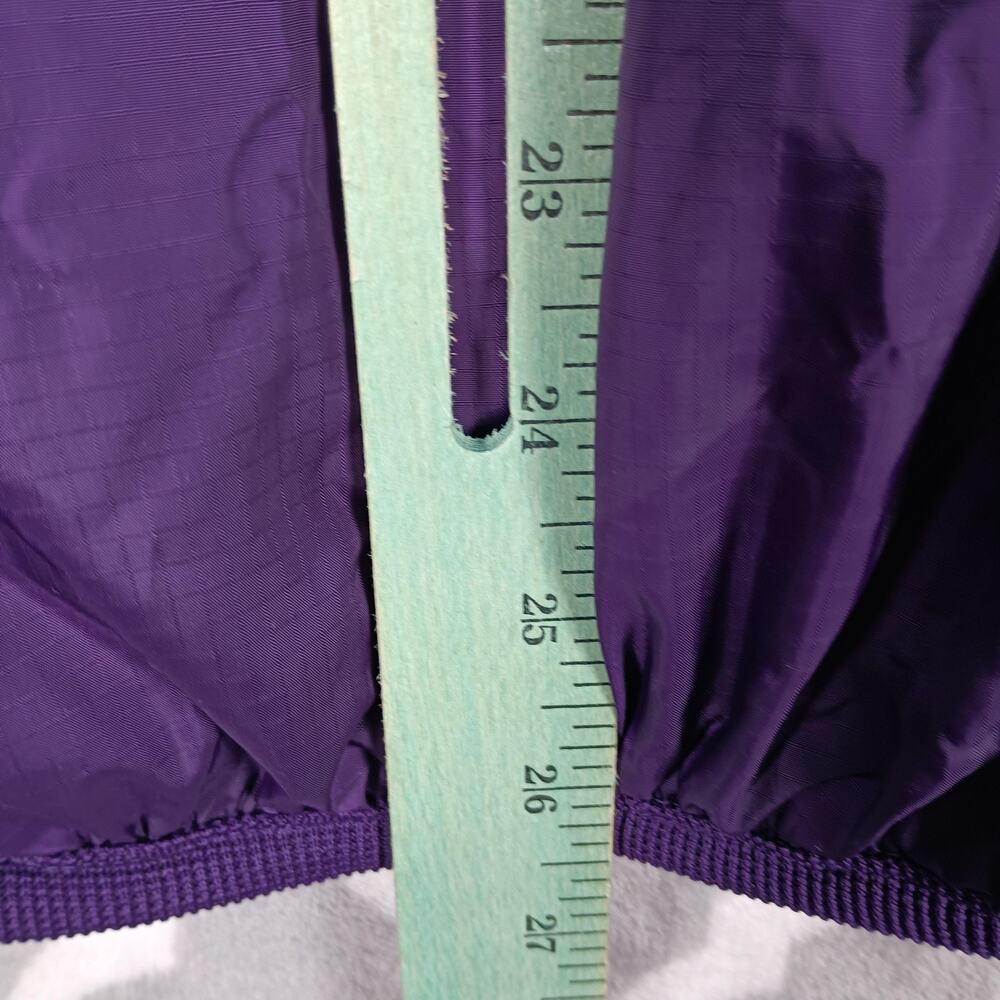 Eddie Bauer Ebtek Jacket Mens Small Purple Half Zip Insulated Windbreaker - Picture 7 of 8